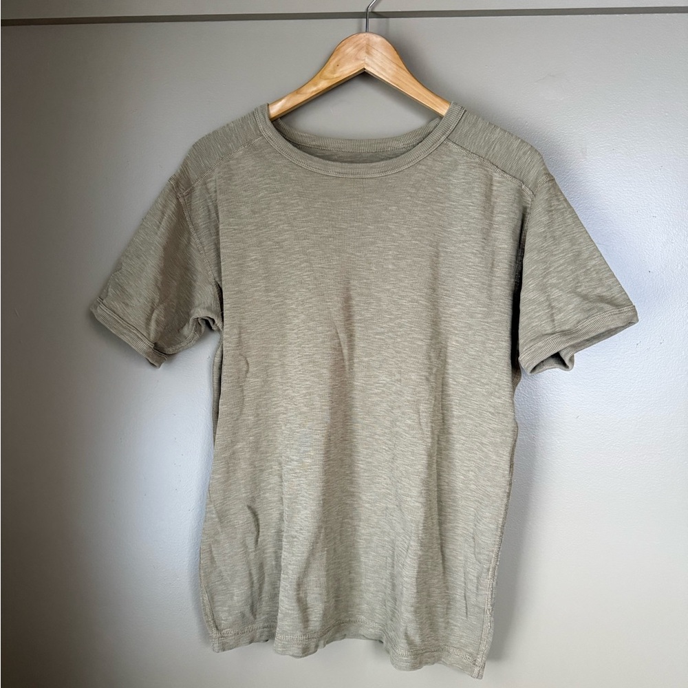 Men's Buck Mason sidewinder rib ringer tee